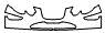 Bumper Kit pattern for the 2004 Chrysler 300M