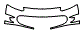 Bumper Kit pattern for the 2001 Chrysler Sebring