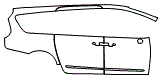 Rear Fender and Door Kit pattern for the 2027 Chrysler Pacifica