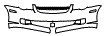 Bumper Kit pattern for the 2008 Chrysler Crossfire
