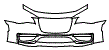 Bumper Kit pattern for the 2018 Chrysler 300
