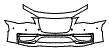 Bumper Kit pattern for the 2023 Chrysler 300