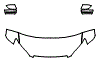 Hood, Fender and Mirror Kit pattern for the 2011 Chrysler 200