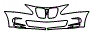 Bumper Kit pattern for the 2008 Pontiac Grand Prix