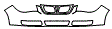 Grille and Bumper Kit pattern for the 2010 Pontiac G5