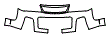 Grille and Upper Bumper Kit pattern for the 2007 Saturn VUE