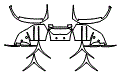 Lower Rear Bumper Kit pattern for the 2023 Acura NSX
