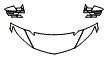 Hood, Fender and Mirror Kit pattern for the 2023 Acura NSX