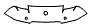 Upper Bumper Kit pattern for the 2002 Acura NSX