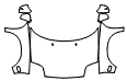 Full Hood, Fender and Mirror Kit pattern for the 2002 Acura NSX