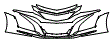 Bumper Kit pattern for the 2021 Acura NSX