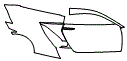 Rear Fender and Door Kit pattern for the 2021 Acura NSX