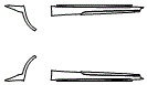 Rocker Panel Kit pattern for the 2021 Acura NSX