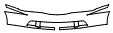 Bumper Kit pattern for the 1999 Acura 3.2TL