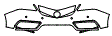 Bumper Kit pattern for the 2016 Acura MDX