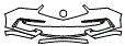 Bumper Kit pattern for the 2017 Acura MDX