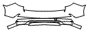 Rear Bumper Kit pattern for the 2020 Acura MDX