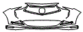 Bumper Kit pattern for the 2022 Acura MDX