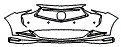 Bumper Kit pattern for the 2022 Acura MDX