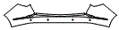 Rear Bumper Kit pattern for the 2026 Acura MDX