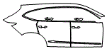 Door and Rear Fender Kit pattern for the 2026 Acura MDX