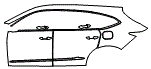 Door and Rear Fender Kit pattern for the 2026 Acura MDX