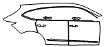 Door and Rear Fender Kit pattern for the 2026 Acura MDX