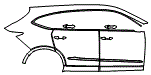 Door and Rear Fender Kit pattern for the 2026 Acura MDX