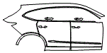 Door and Rear Fender Kit pattern for the 2026 Acura MDX