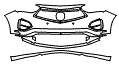 Bumper Kit pattern for the 2022 Acura MDX