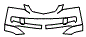 Bumper Kit pattern for the 2004 Acura MDX