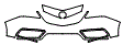 Bumper Kit pattern for the 2016 Acura MDX