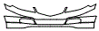 Bumper Kit pattern for the 2007 Acura TSX
