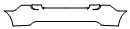 Rear Bumper Kit pattern for the 2007 Acura TSX
