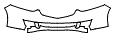 Bumper and Luggage Area Kit pattern for the 2009 Acura TSX