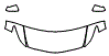 Hood, Fender and Mirror Kit pattern for the 2014 Acura TSX