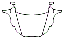 Full Hood, Fender and Mirror Kit pattern for the 2005 Acura 3.2TL