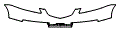Upper Bumper Kit pattern for the 2007 Acura TL