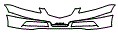 Bumper Kit pattern for the 2007 Acura TL
