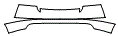 Rear Bumper Kit pattern for the 2007 Acura TL
