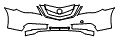 Grille and Bumper Kit pattern for the 2010 Acura RL