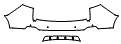 Rear Bumper Kit pattern for the 2026 Acura RDX