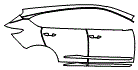 Door and Rear Fender Kit pattern for the 2026 Acura RDX