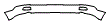 Rear Bumper Kit pattern for the 2009 Acura RDX