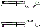 Rocker Panel Kit pattern for the 2011 Acura RDX