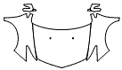 Full Hood, Fender and Mirror Kit pattern for the 2010 Acura ZDX