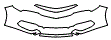 Bumper Kit pattern for the 2016 Acura ILX