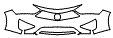 Bumper Kit pattern for the 2022 Acura ILX