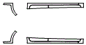 Rocker Panel Kit pattern for the 2022 Acura ILX