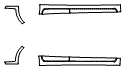 Rocker Panel Kit pattern for the 2022 Acura ILX